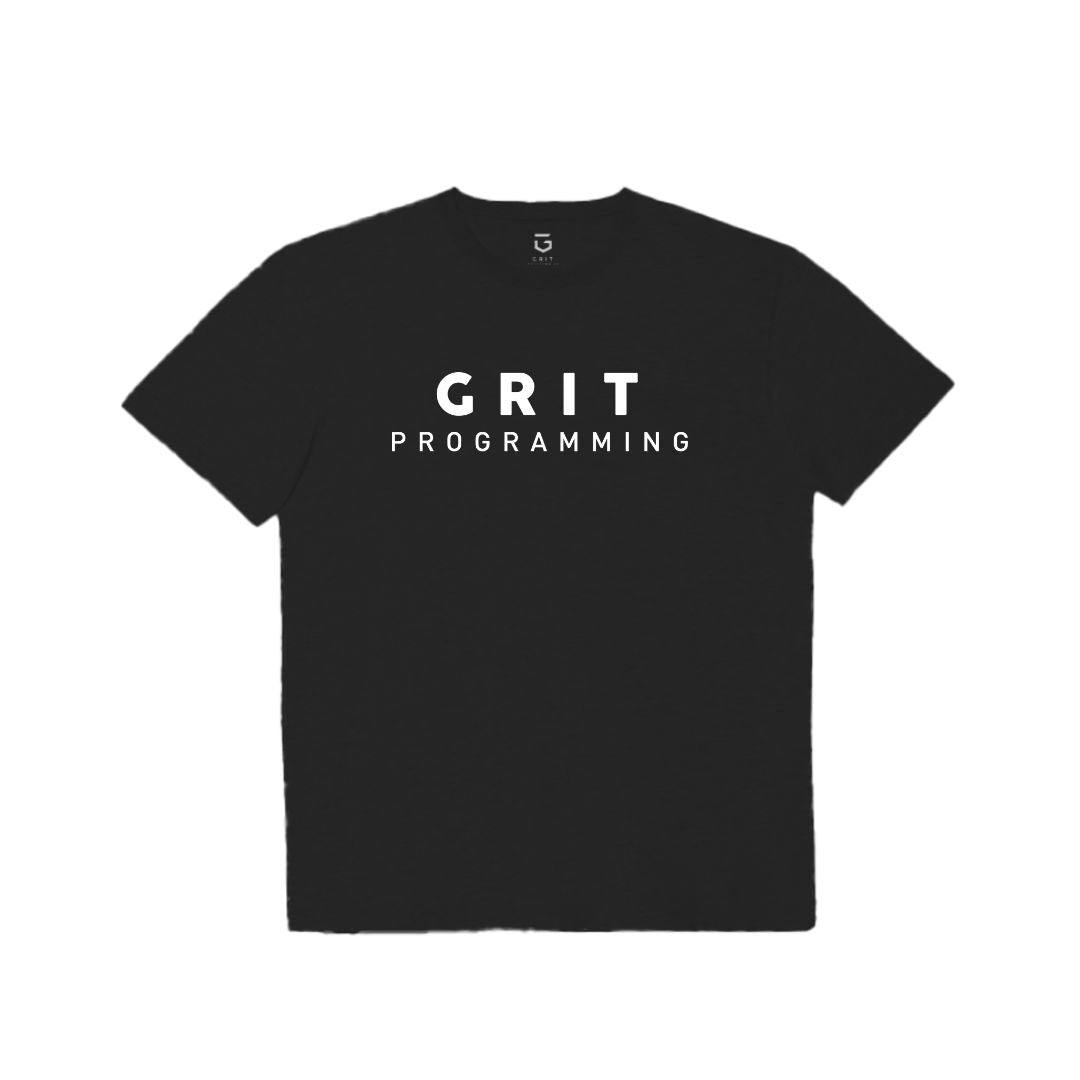 Camiseta GRIT Programming Training Essential Negra