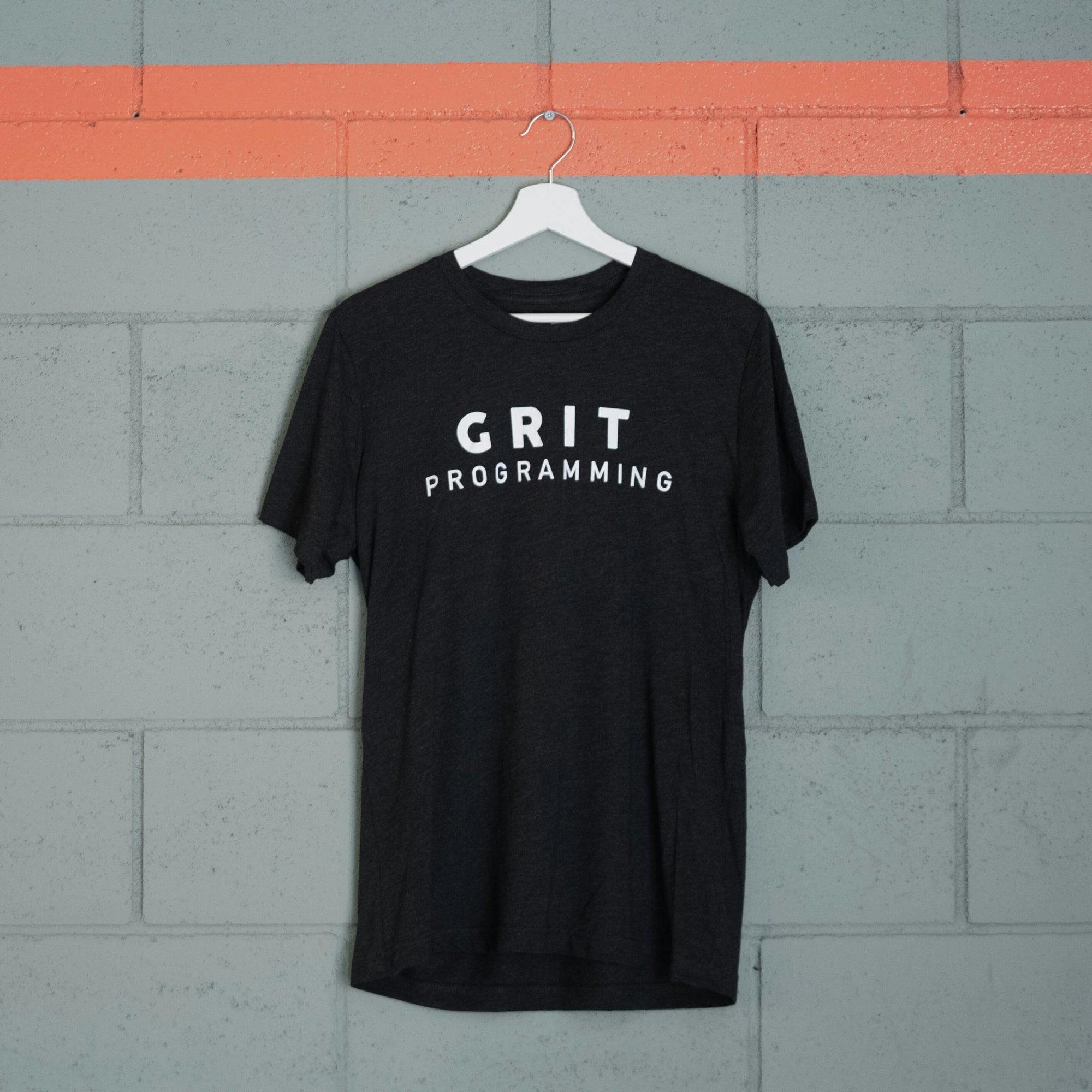 GRIT PROGRAMMING Camiseta Training Essential Negra