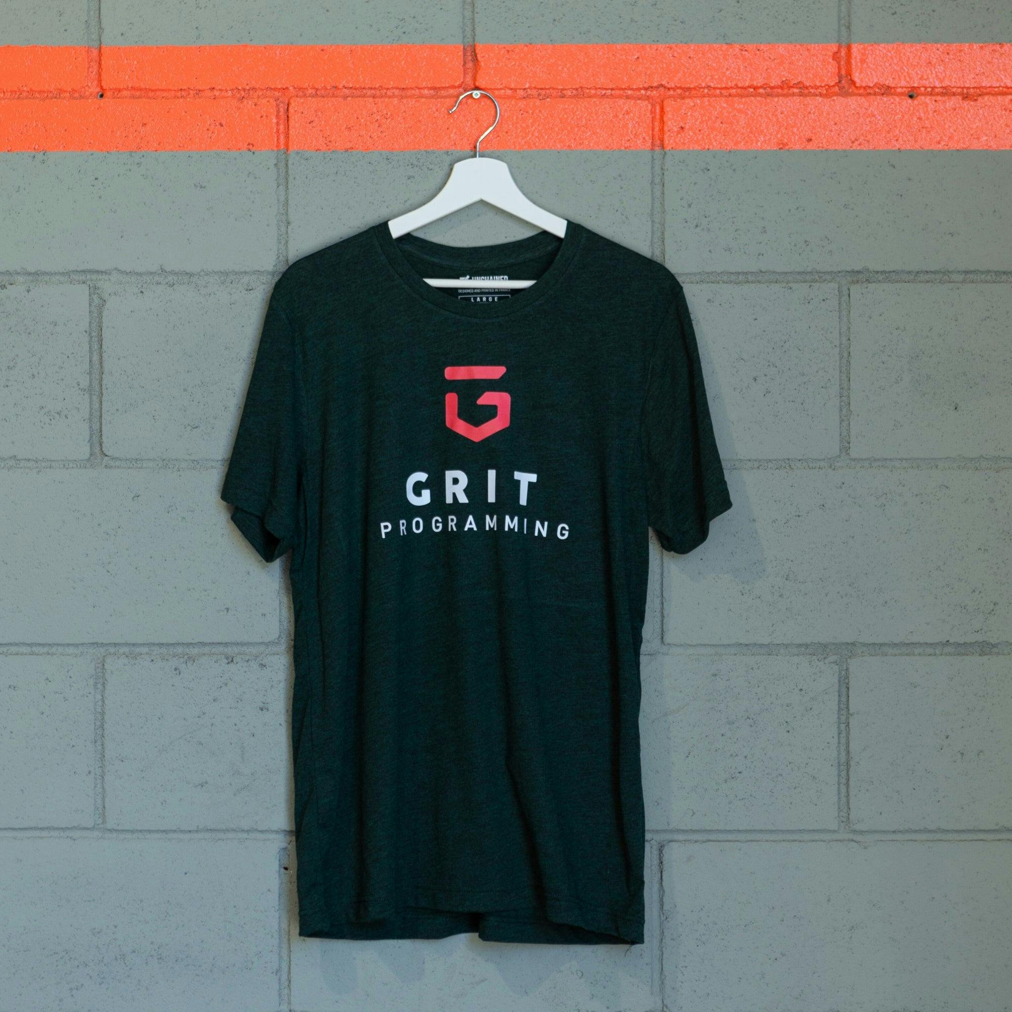 Camiseta GRIT Programming verde oscura by unchained
